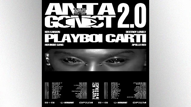 Playboi Carti sets headlining Antagonist Tour for fall