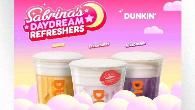 Sabrina Carpenter teams with Dunkin’ for third collab, hosts London ‘play date’