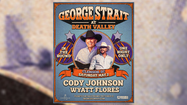 Death Valley Days: George Strait books 2026 concert at Clemson